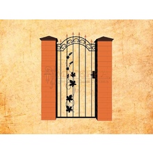 ворота Дачные арочные Лоза