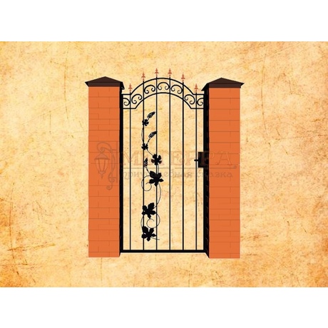 ворота Дачные арочные Лоза